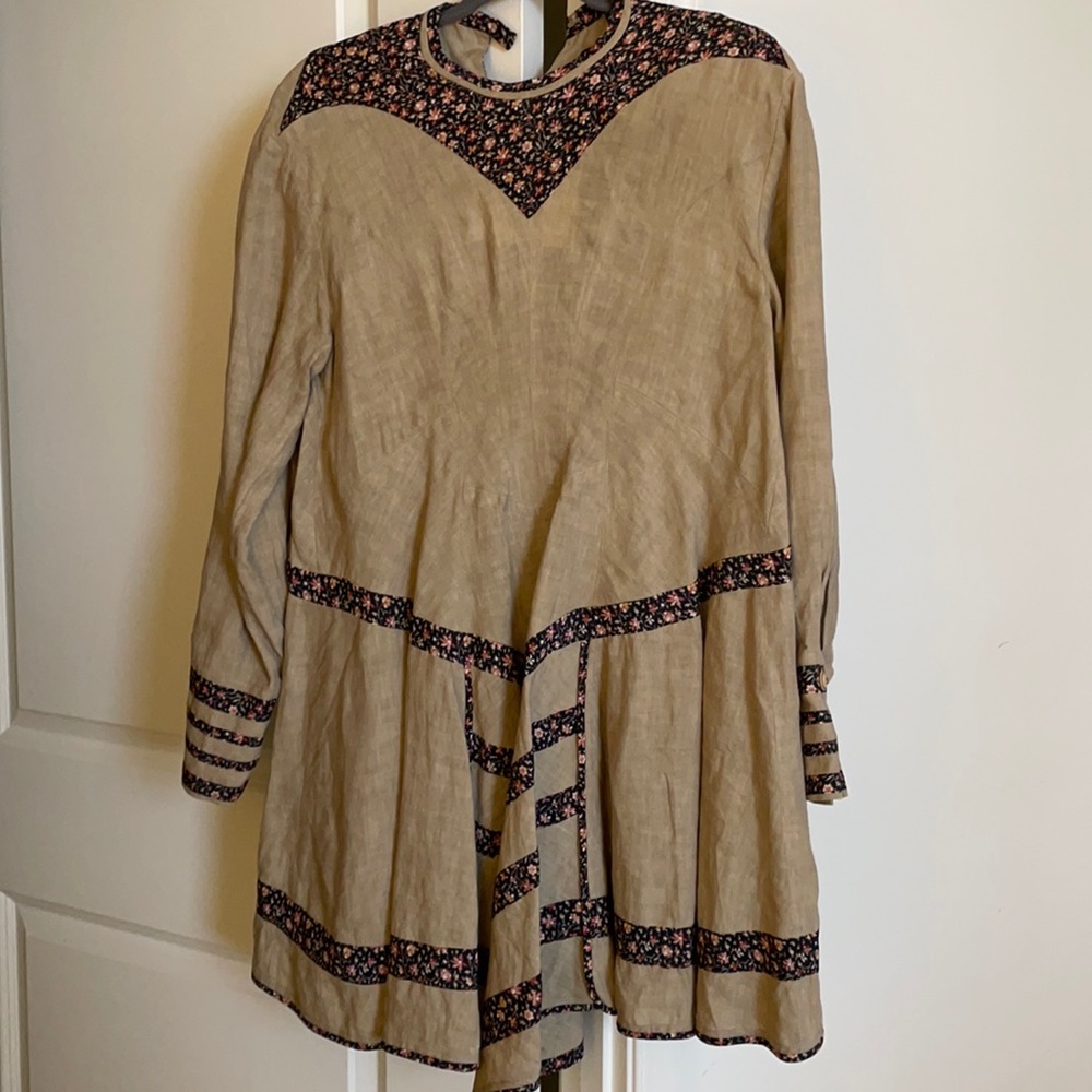 Isabel marant tan mini dress